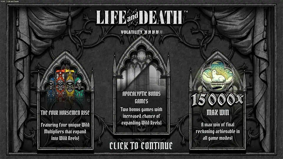 Life and Death İncelemesi hacksaw tərəfindən 1Win Casino