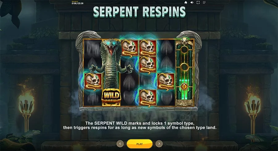 Serpent King Slot Gameplay 1Win Casino